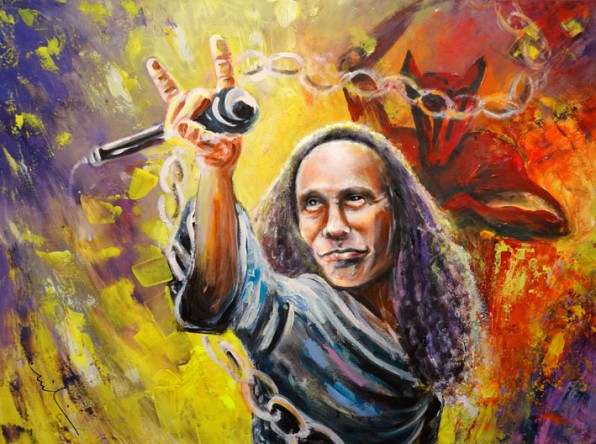 Ronnie James Dio en Peinture