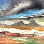 Lanzarote en Peinture: Paysages Typiques