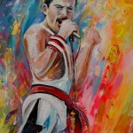 Freddie Mercury en Peinture
